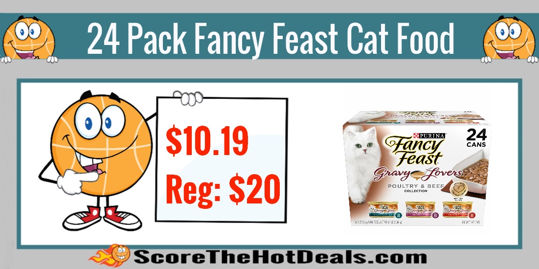 24 Pack Purina Fancy Feast Gourmet Wet Cat Food