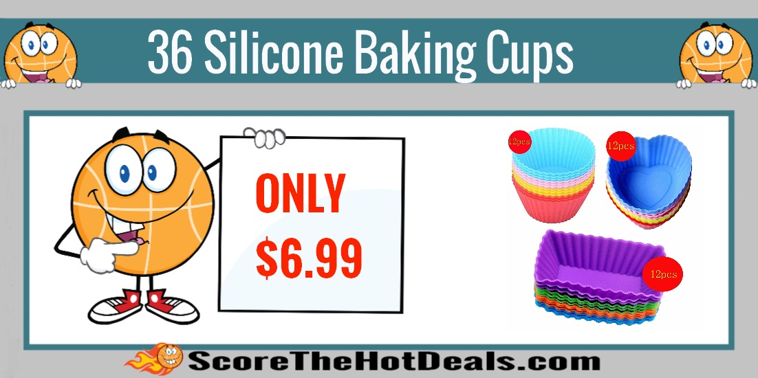 36 Silicone Baking Cups