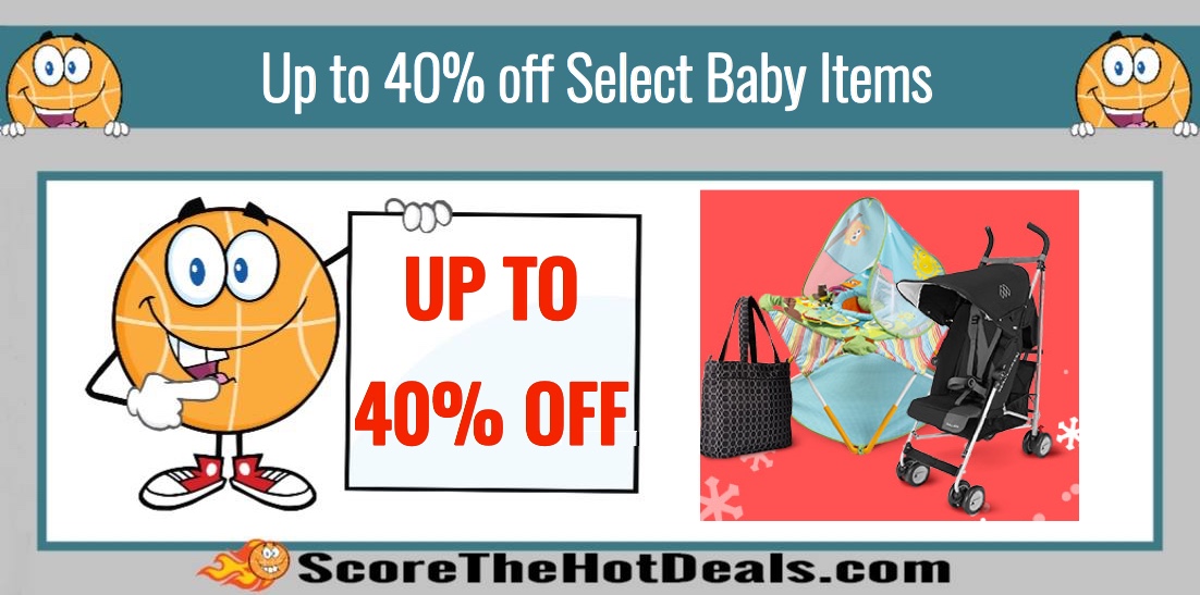 Save up to 40% off Baby Items for Parents on the Go