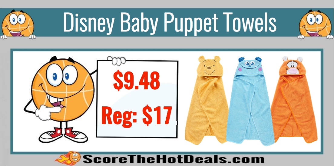 Disney Baby Puppet Towels