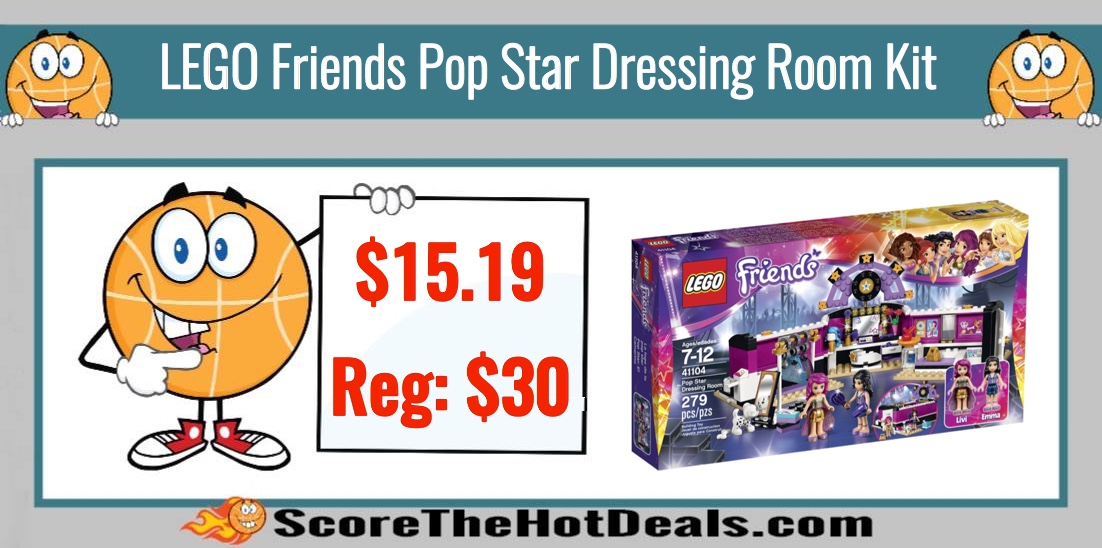 LEGO Friends 41104 Pop Star Dressing Room Building Kit