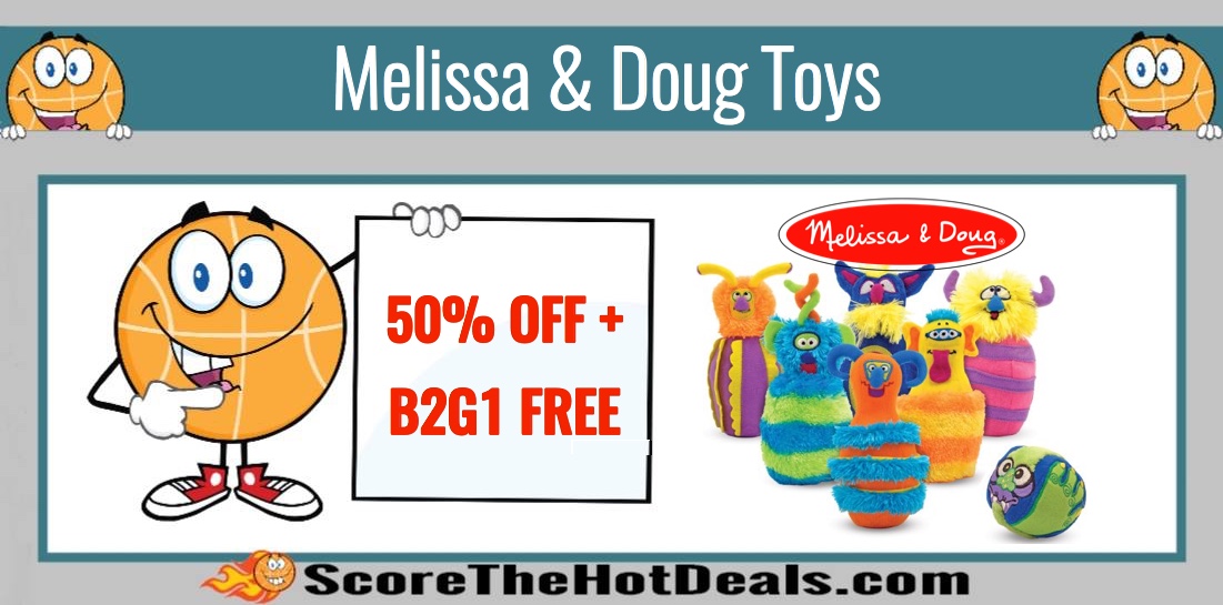 *SUPER HOT* 50% off Melissa & Doug Toys + B2G1 FREE Stack!