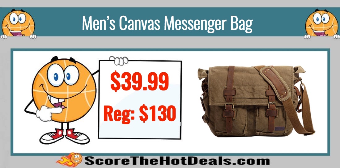 Men's Canvas Messenger Bags