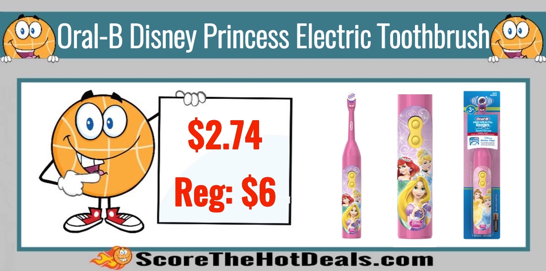 Oral-B Pro-Health Stages Disney Princess Power Kid's Electric Toothbrush