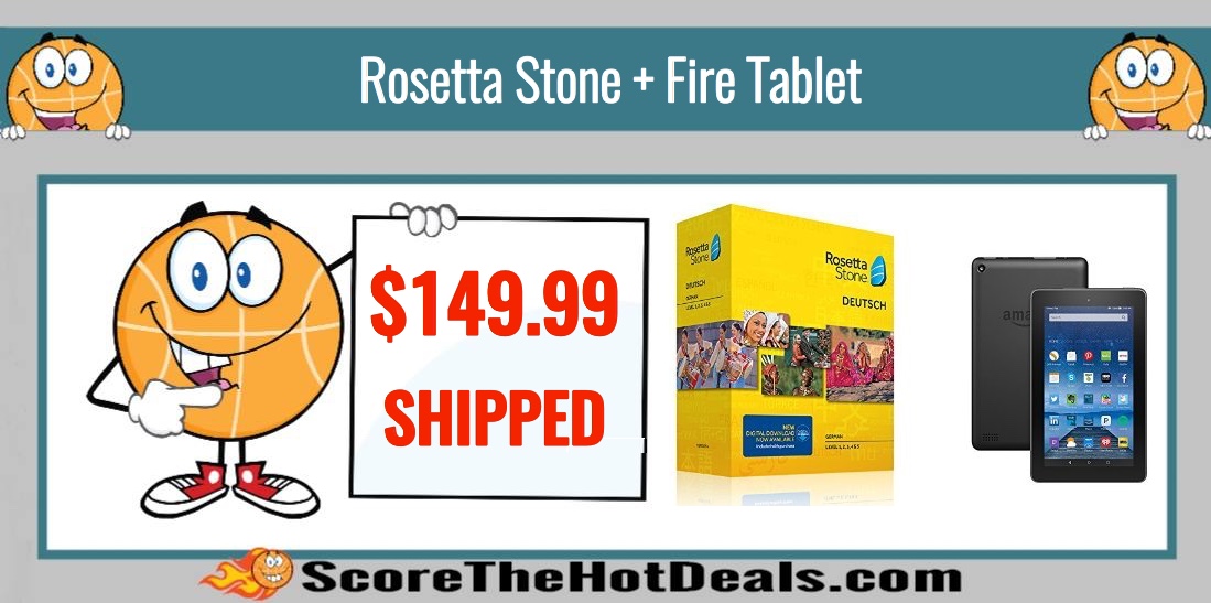 Rosetta Stone + FREE Fire Tablet