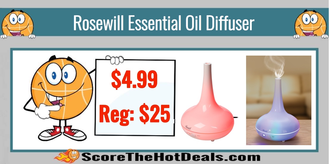 Rosewill Aromatherapy Essential Oil Diffuser