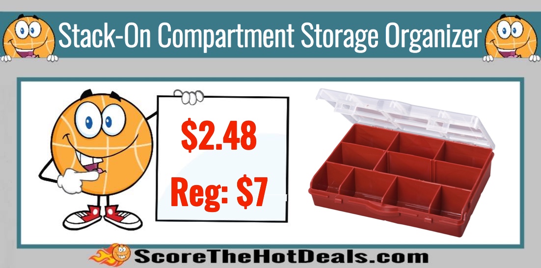 Stack-On Compartment Storage Organizer