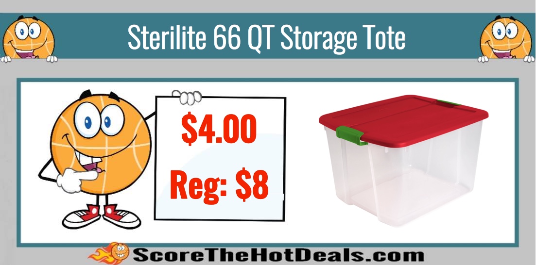 Sterilite 66 qt Storage Tote