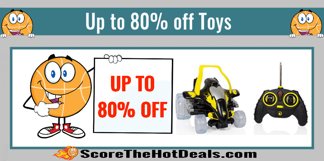 Up to 80% off Toys