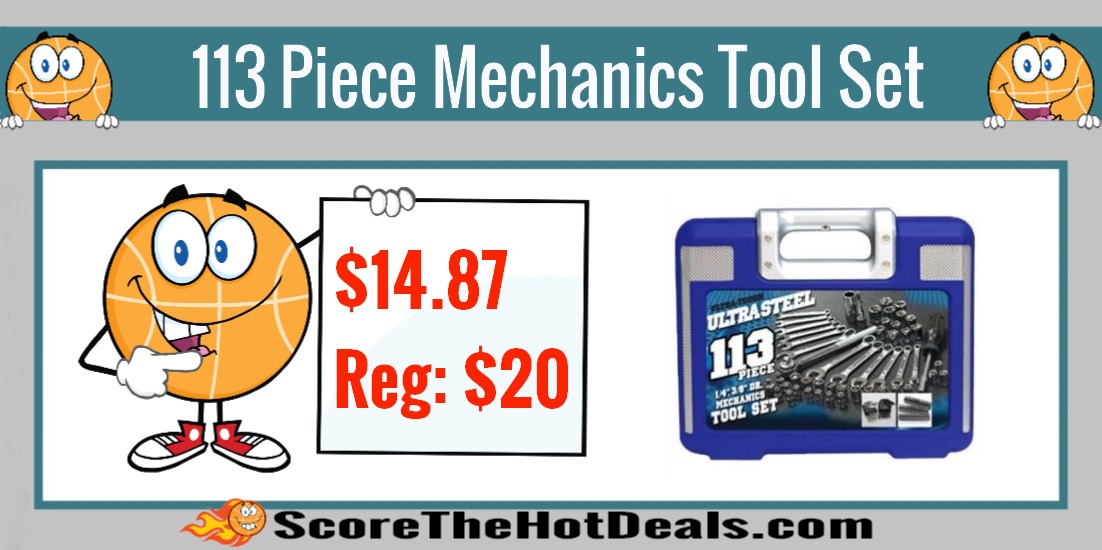 113 Piece Mechanic Tool Set