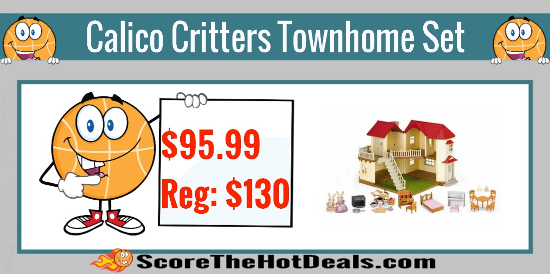 Calico Critters Calico Cloverleaf Townhome Gift Set