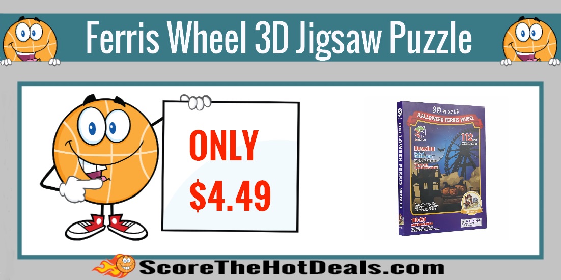 Ferris Wheel Amusement Park 3D Jigsaw Puzzle