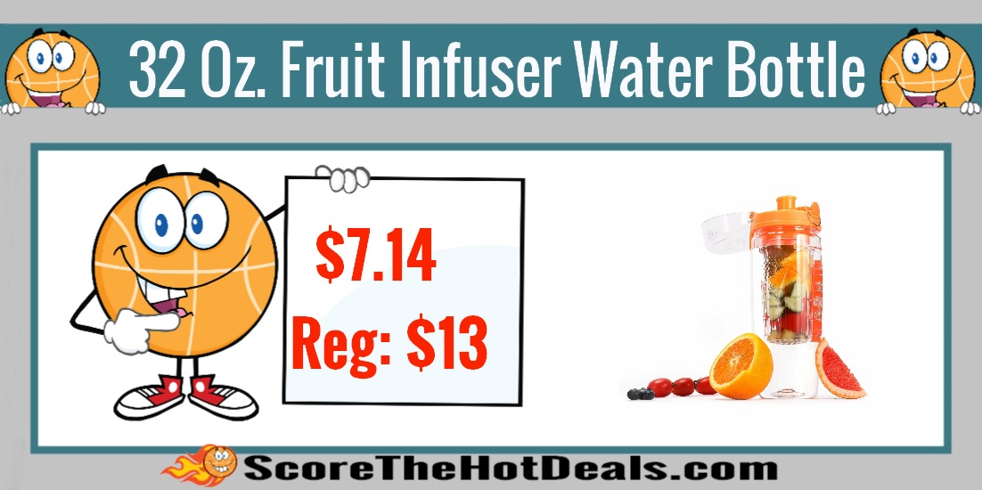 32 Oz. Fruit Infuser Water Bottle