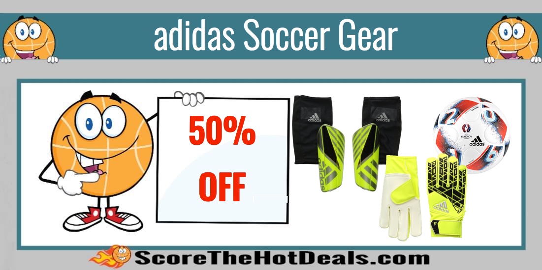 50% off Select adidas Soccer Gear!