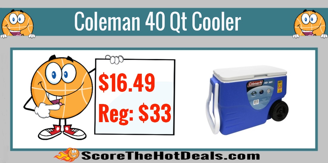 Coleman 40 Qt. Cooler Score The Hot Deals