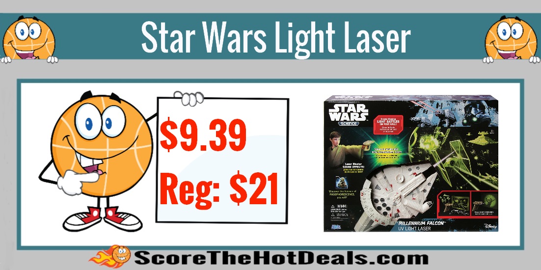 Star Wars Millennium Falcon UV Light Laser