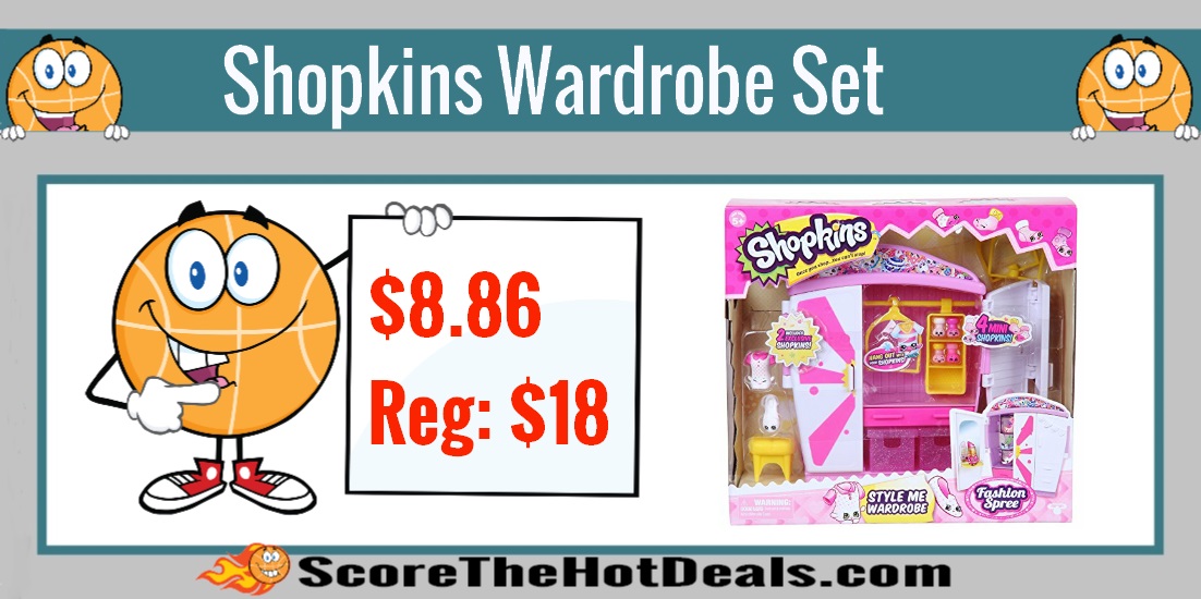 Shopkins Style Me Wardrobe Fashion Playset
