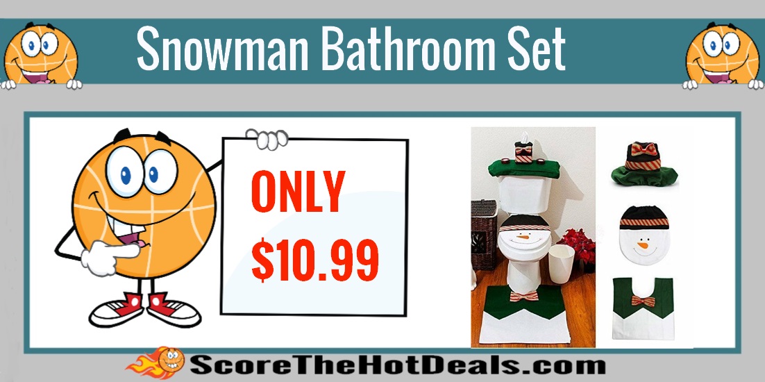 Snowman Bathroom Set