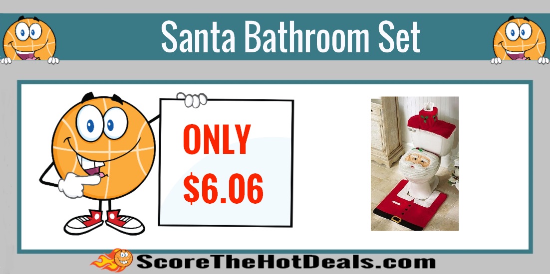 Santa Bathroom Set