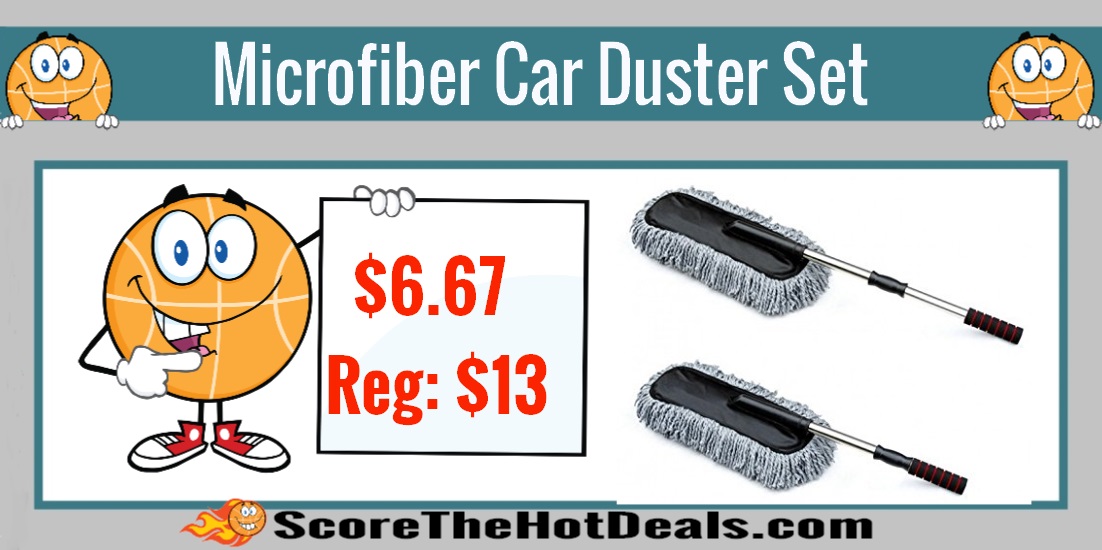 Microfiber Car Duster Set