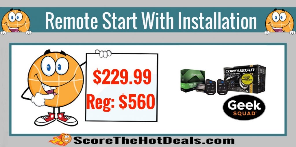 *TODAY ONLY* CompuStar Remote Start Kit With Installation - ONLY $229.