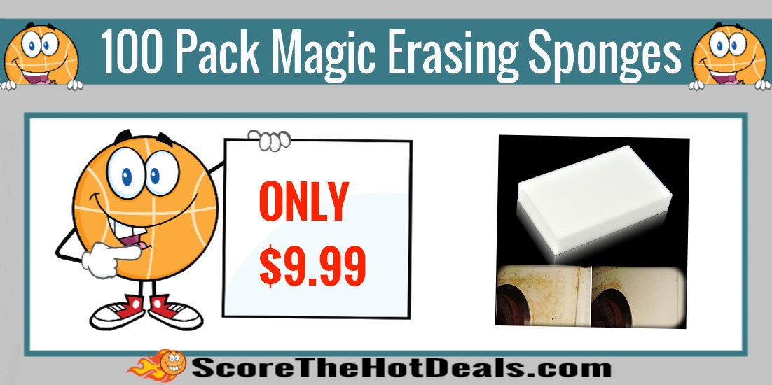 100 Piece Magic Erasing Sponges