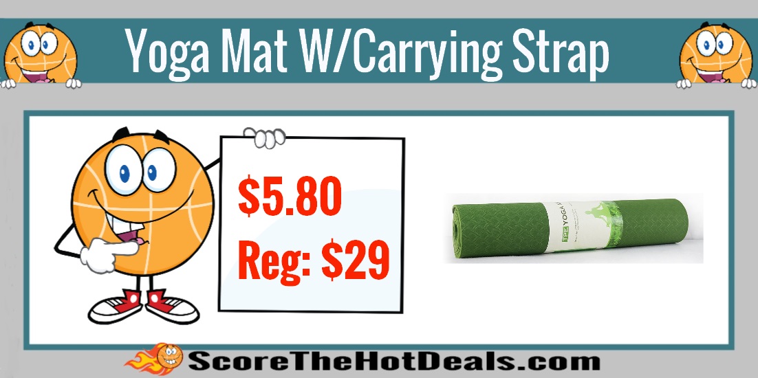Yoga Mat With Carrying Strap