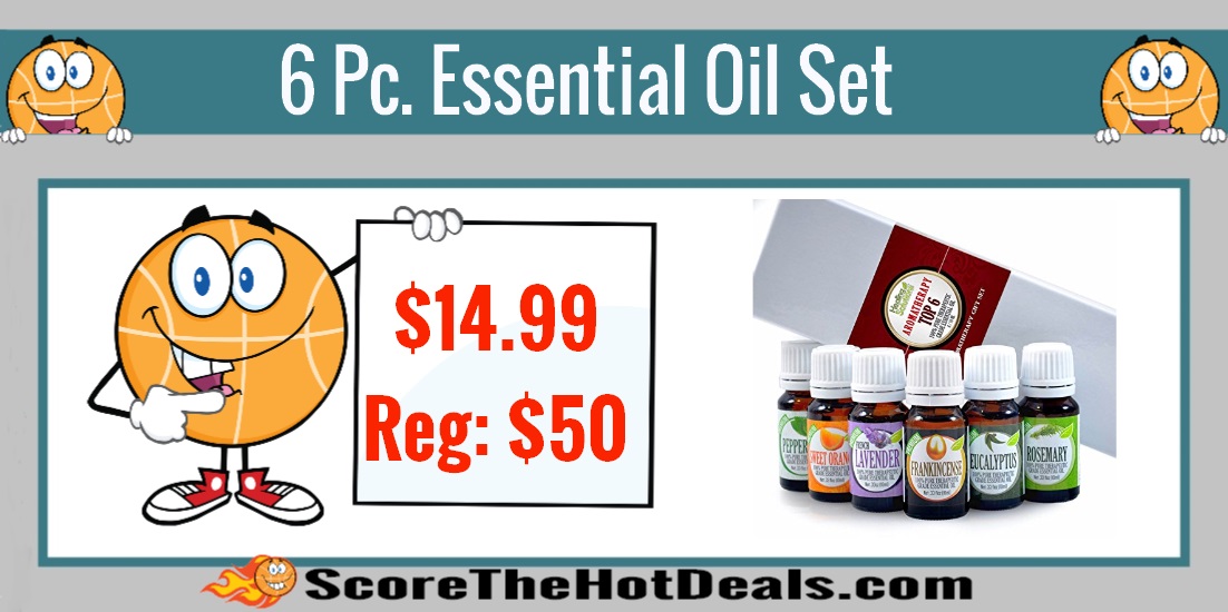 Aromatherapy Six Piece Essential Oil Set