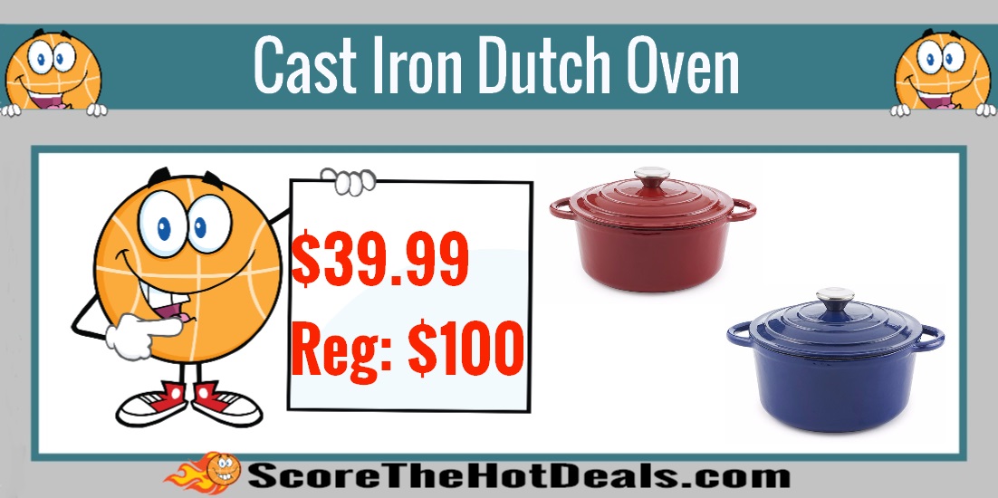 Chef's Quarters 3 Quart Cast Iron Dutch Oven