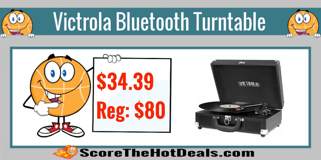 Victrola Vintage 3-Speed Bluetooth Turntable