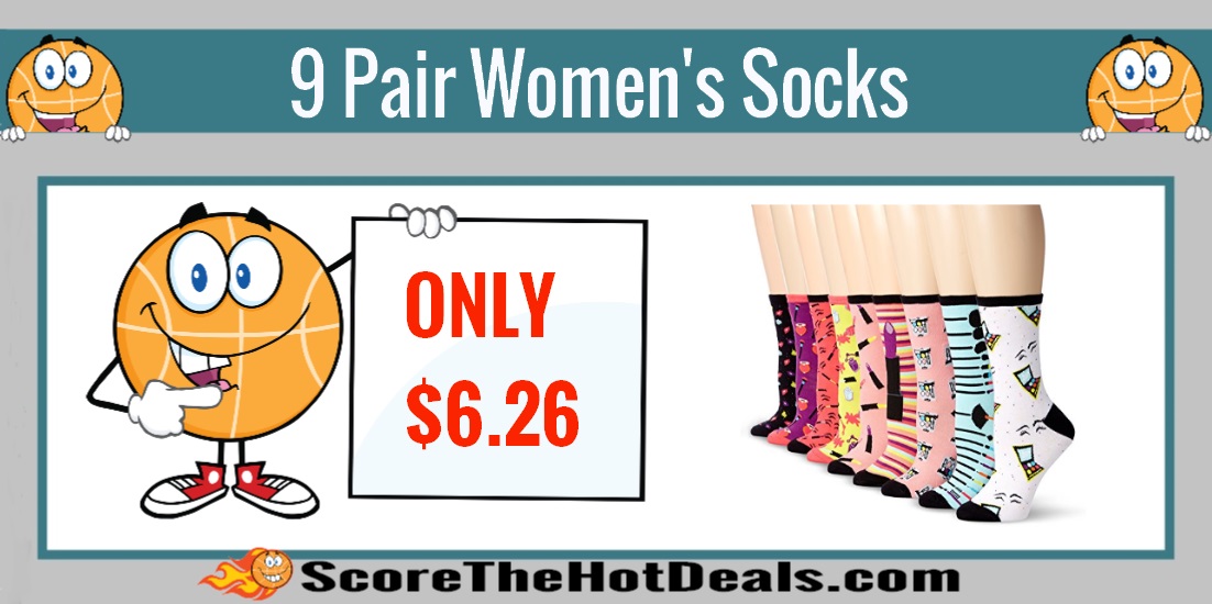 9 Pair Women's Socks