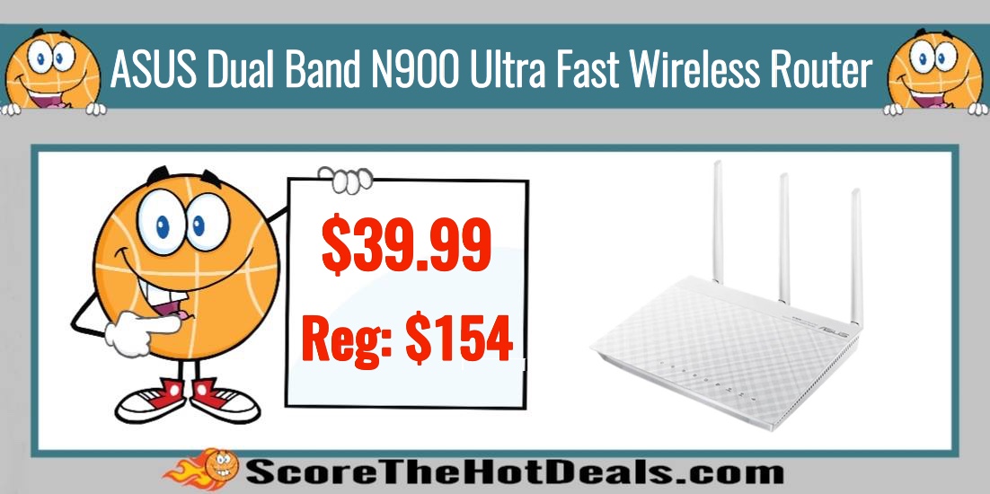 ASUS RT-N66W Dual Band N900 Ultra Fast Wireless Router