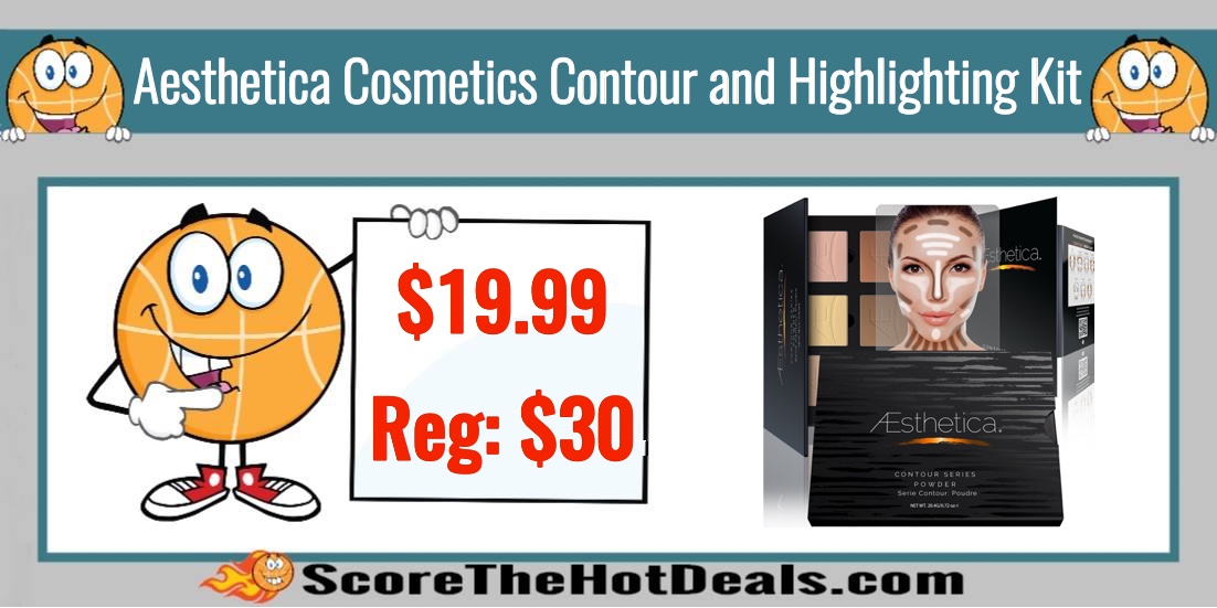 Aesthetica Cosmetics Contour and Highlighting Makeup Kit