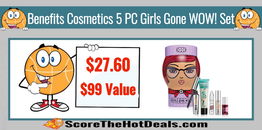 Benefits Cosmetics 5 PC Girls Gone WOW! Set