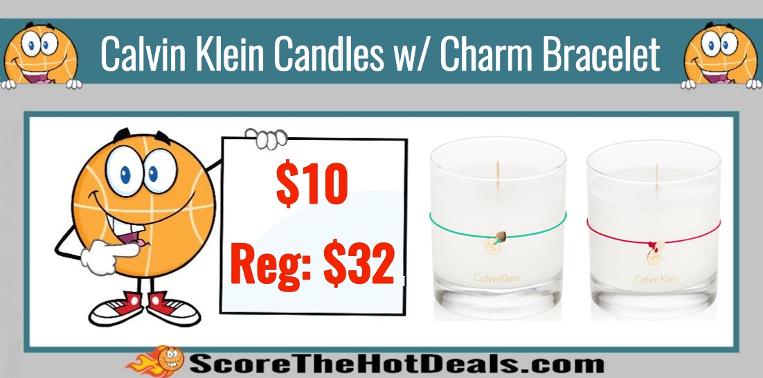 Calvin Klein Candles w/ Charm Bracelet