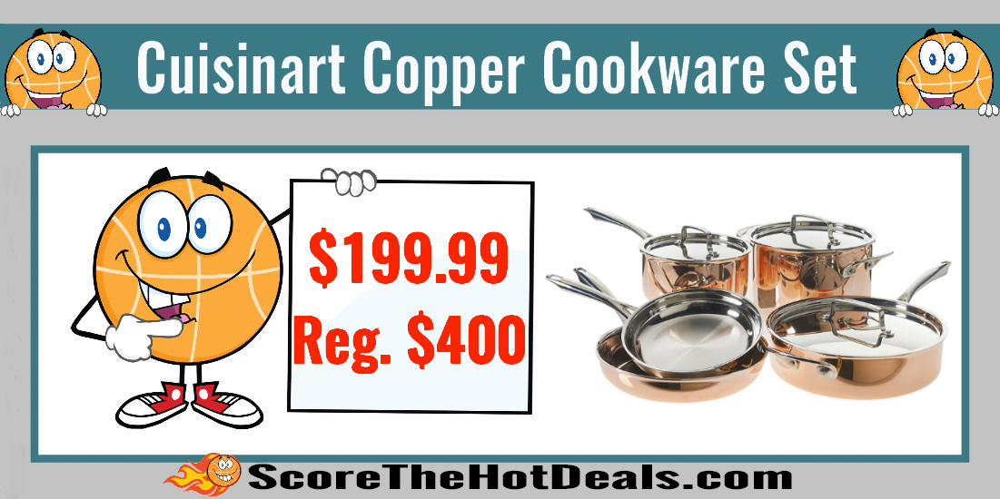 Cuisinart Tri-Ply Copper Cookware Set