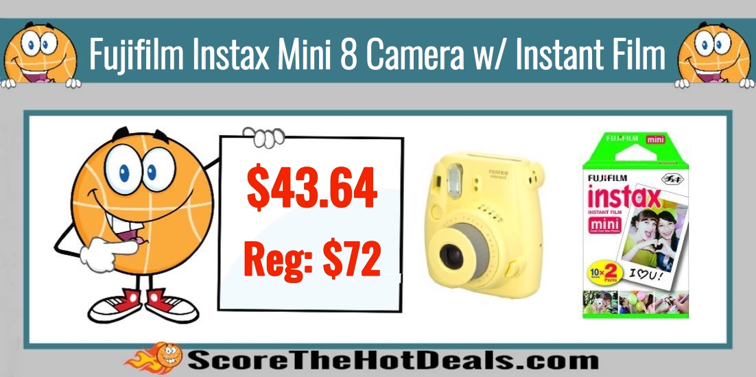 Fujifilm Instax Mini 8 Instant Film Camera with Twin Pack Instant Film