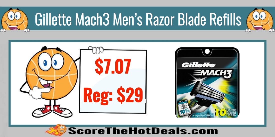Gillette Mach3 Men’s Razor Blade Refills