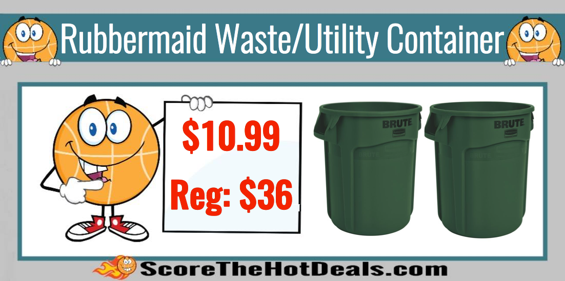 Rubbermaid 20 Gallon Commercial BRUTE Waste/Utility Container