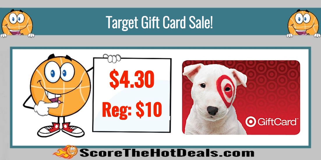 ONE DAY ONLY! Target Gift Card Sale As Low As 4.30 (Reg