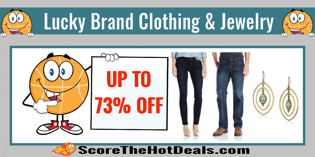 Up to 73% Off Lucky Brand Clothing & Jewelry