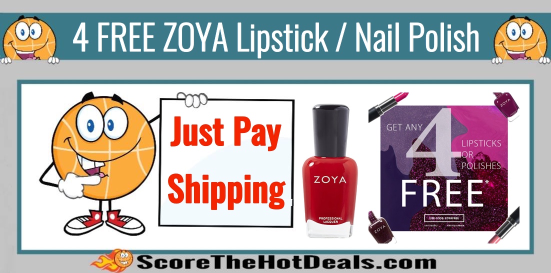 Free Zoya Lipstick / Nail Polish