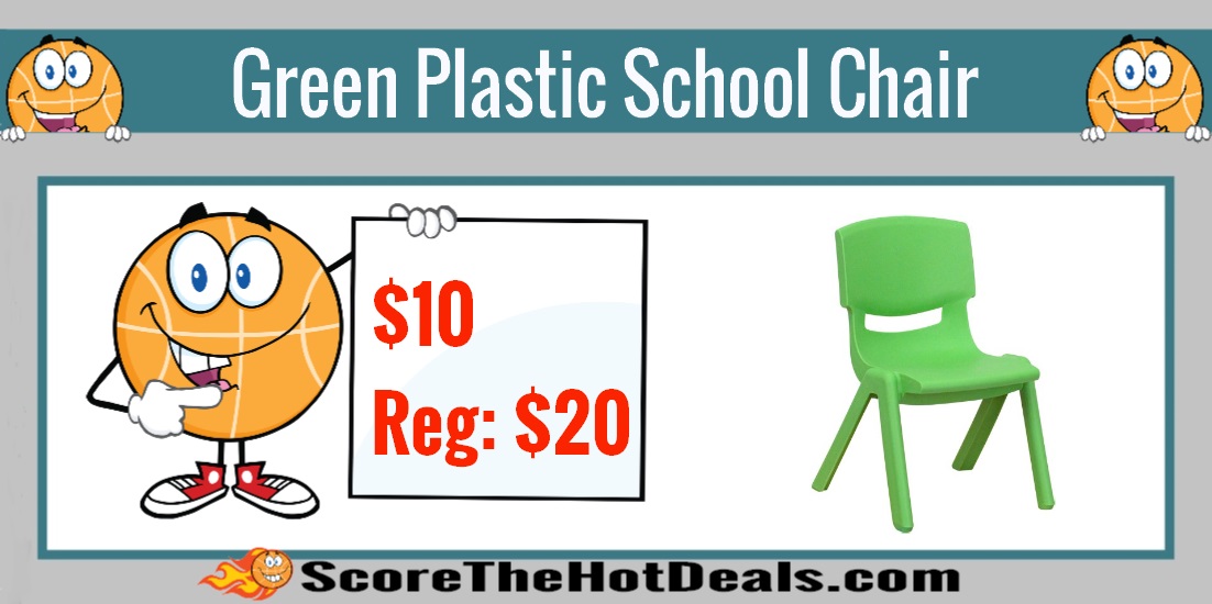 Green Stackable School Chair