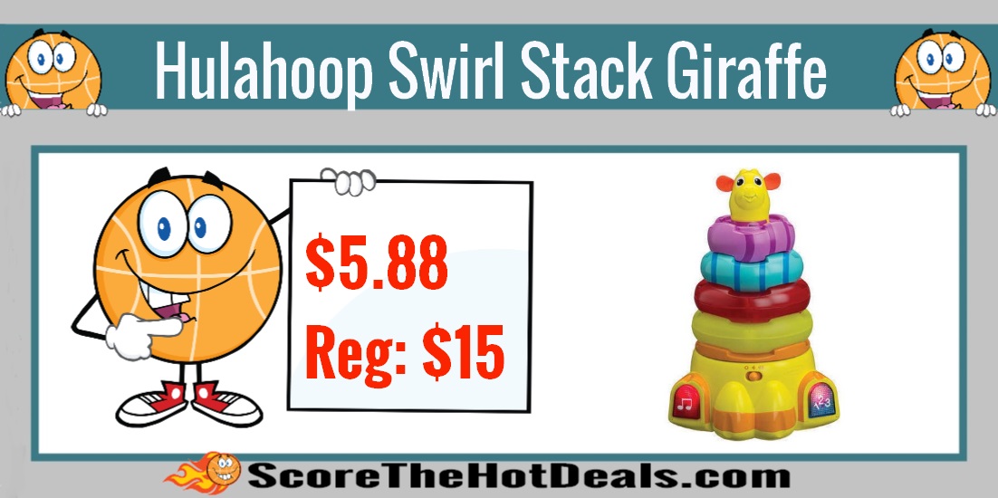 Infantino Hulahoop Swirlstack Giraffe