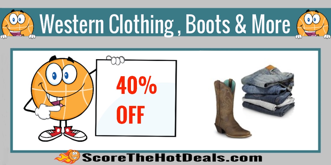 Up To 40% Off Western