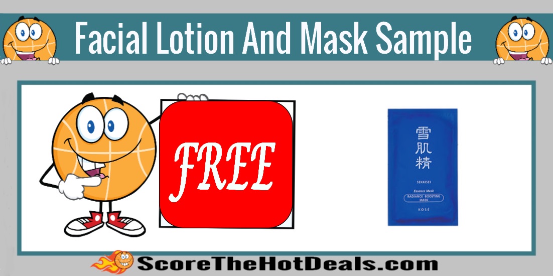 Sekkisei Facial Lotion And Mask Sample