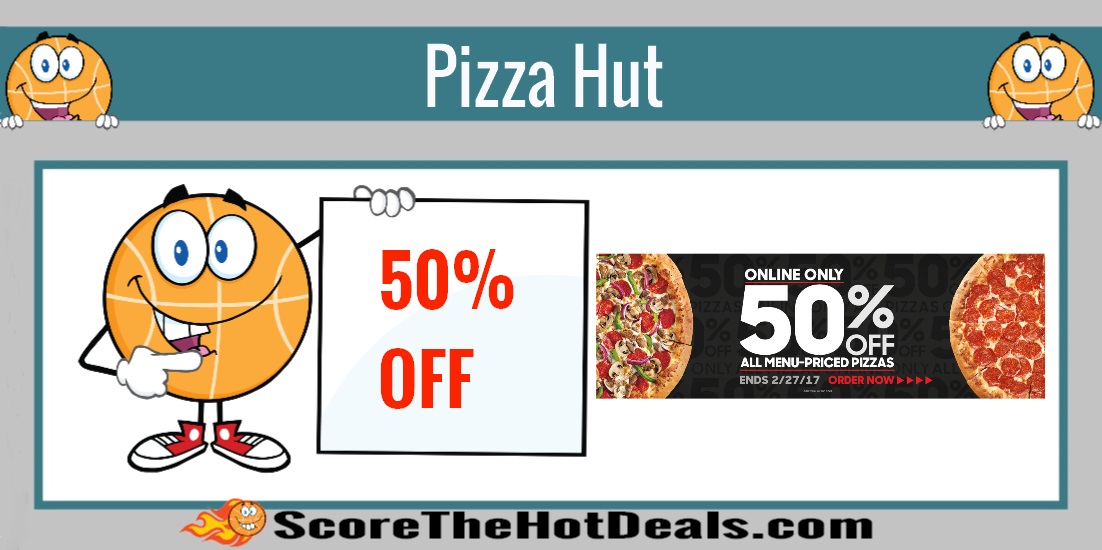 Save 50% Off At Pizza Hut