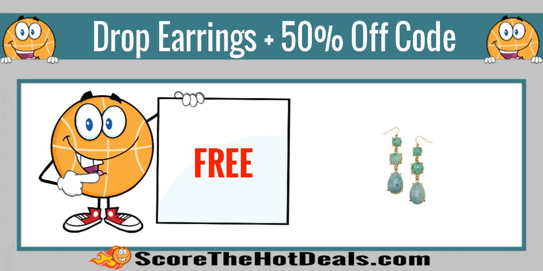 Possible FREE Pair of Crown Jewelry Drop Earrings