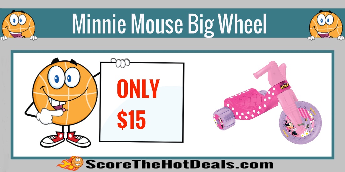 minnie mouse big wheel junior