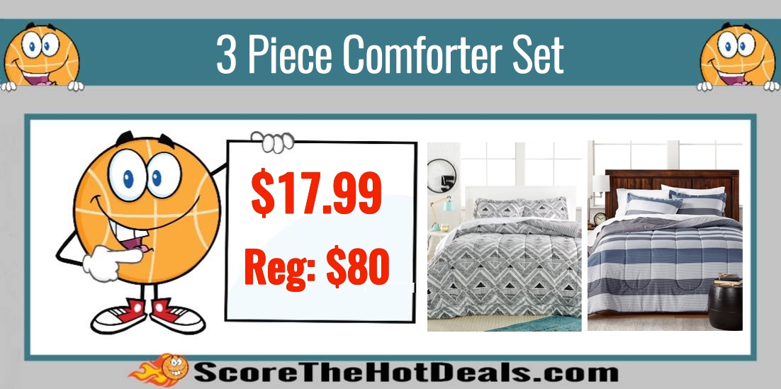 3 Piece Comforter Set